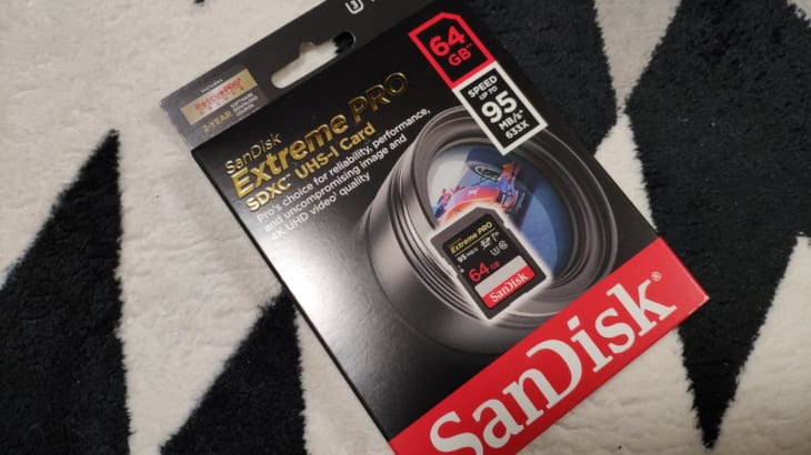 一眼レフ用にSanDisk EXTREME Pro買ったら結構良かった