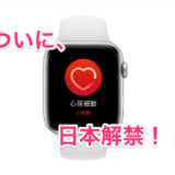 Apple watchの隠され続けていた機能「不規則な心拍の通知」がついに日本で正式に開放されました！